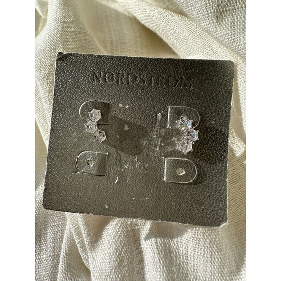 Hexagon 3 tier cubic zirconia Nordstrom stud earrings - Picture 1 of 5